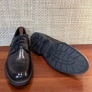 ?HP?Johnson & Murphy Black Leather Plain Toe Lug Sole Lace Oxford Shoes 10.5 Johnston & Murphy | Shoes | Hpjohnson Murphy Black Leather  main image 2